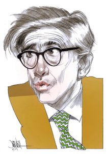 フランコ・デベネデッティ（デジタル色鉛筆画）