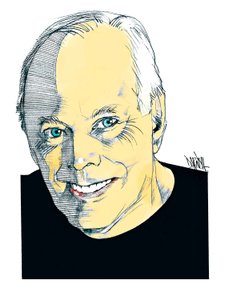 ジョルジオ・アルマーニ、2023年（デジタル色鉛筆画）