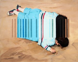 Beach, 2019（キャンバスにアクリル画）