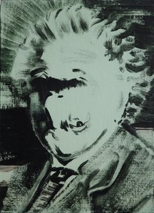 アインシュタイン, 2013 （アクリル、ボード）