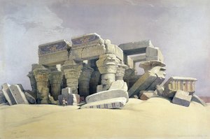 コムオンボ」、1838年11月（リトグラフ） 作： デビッド（後）ロバーツ