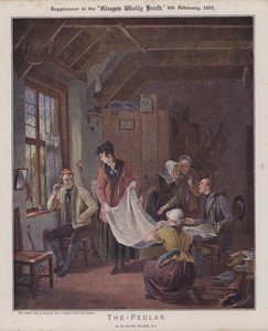 The Pedlar（カラーリトグラフ 作： David (after) Wilkie