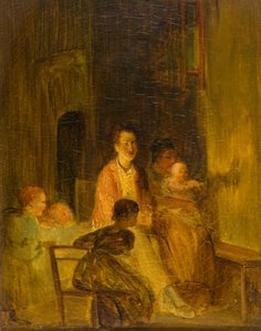 壁のうさぎ、1815年頃（キャンバスに油彩） 作： David (attr.) Wilkie