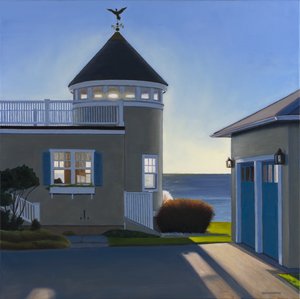 シーイング・イット・スルー, 2016（キャンバスに油彩） 作： デビッド・アルセノー