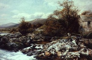 北ウェールズのA Mill 作： David Bates
