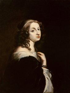 スウェーデンの女王、クリスティーナ、1650年頃（銅に油彩）