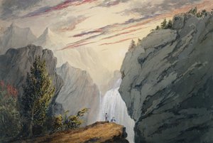 滝で、およそ。 1850