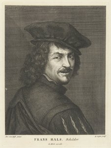 画家フランス・ハルスの肖像 作： David Coster