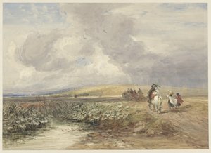 旅人のいる風景 作： David Cox (I)