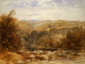ダービシャーの川 作： David Cox