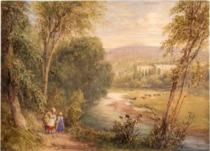 ボルトン修道院 作： David Cox