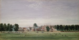 グリーンパークのバッキンガムハウス、1825 作： David Cox