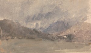Curig Chapel、カーナボンシャー、ウェールズ 作： David Cox