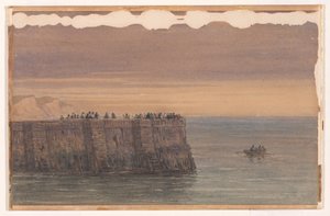 ドーバー・ピア、ケント州 作： David Cox