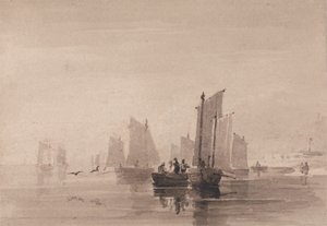 ヘイスティングスでの釣り 作： David Cox
