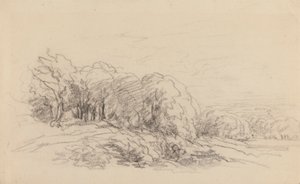木のある風景 作： David Cox