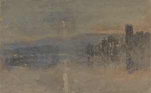 月明かりの風景 作： David Cox