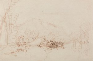 川のシーン 作： David Cox