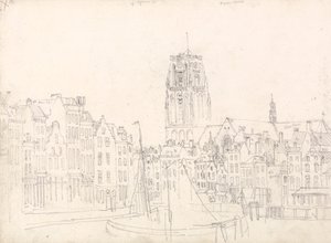 ロッテルダム：聖ローレンス教会 作： David Cox
