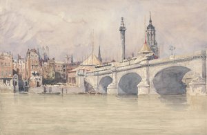 ニュー・ロンドン・ブリッジの開通 作： David Cox