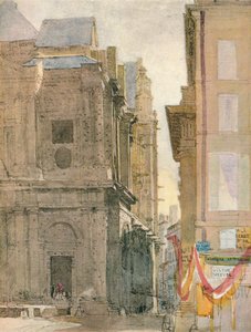 聖ユスタシュ教会、パリ、c1829