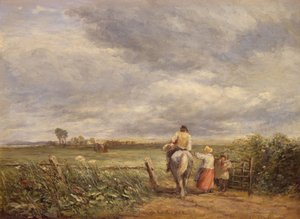 ヘイフィールドに行く、1853年。 作： David Cox the elder