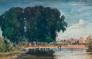 ブローカス、イートン、19世紀初頭から中期、1930年。 作： David Cox the elder