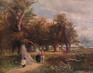 森のスカート、1855年、1938年 作： David Cox the elder
