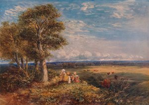ひばり、1848 作： David Cox the elder