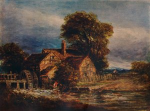 水車、c1839 作： David Cox the elder