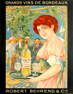 グレート ボルドー ワイン: Robert Behrend & Cie、1920 年代。