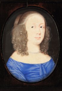 1653年、クレア伯爵夫人エリザベスヴィアと呼ばれる女性（ヴェラムのトイレ） 作： David Des Granges