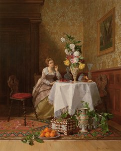 考えに迷った 作： David Emil Joseph de Noter
