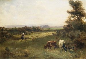Blairgowrie近郊の夏の午後 作： David Farquharson