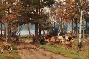 ベン・ローモンドの足（キャンバスに油彩） 作： David Farquharson