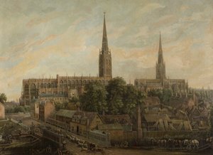プライオリーストリート、コベントリー、1861 作： David Gee