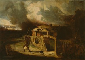 古いバージニアの家、1864 年。 作： David Gilmour Blythe