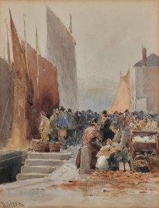 Harbour Scene: Arrival of fishing fleet   1420450   ja       japanese Successfully Translated  Original: Beauty Wearing a Summer Kimono, from the series “New Patterns of Brocade Woven in Utamaro Style" ("Nishiki-ori Utamaro-gata-shinmoyo") Translat: Beauty 作： David Gould Green