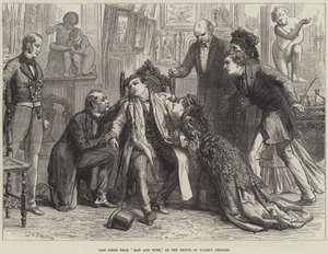 プリンスオブウェールズの劇場での男と妻の最後のシーン 作： David Henry Friston