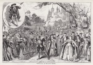 サボイ劇場での "Princess Ida"(彫刻) 作： David Henry Friston