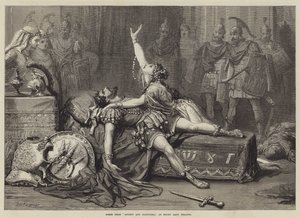 アントニーとクレオパトラ、ドルリーレーン劇場でのシーン 作： David Henry Friston