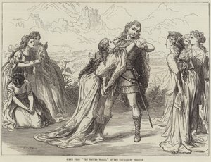 ヘイマーケットシアターでの邪悪な世界のシーン 作： David Henry Friston