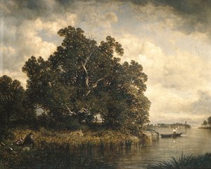 ベイサイド、ニューロシェル、ニューヨーク、1886。 作： David Johnson