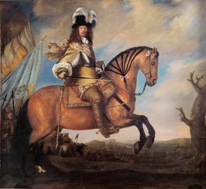 カール・グスタフ・フィールド元帥の肖像1613-1676、1652 作： David Klöcker Ehrenstrahl