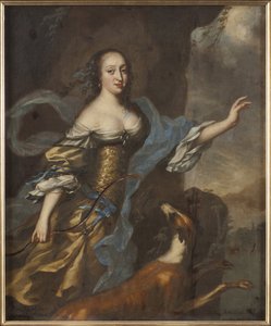 Princesse Anne Dorothee de Holstein Gottorp - Princess Anna Dorothea of Holstein-Gottorp (1640-1713)の肖像画、エーレンシュタール、David Kloecker (1629-1698)によるもの。油彩・キャンバスサイズ：146x122cmストックホルム国立博物館