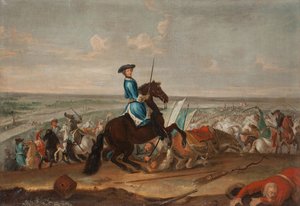 1700 年 11 月 19 日のナルバの戦いでのチャールズ 12 世 作： David Krafft von