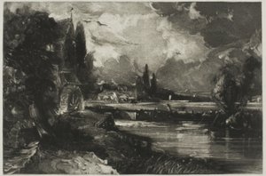 ミル、英国の風景から 作： David Lucas