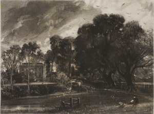 コンスタブルの『イギリスの風景』（サフォーク州イースト・バーグホルト）扉絵 作： David Lucas