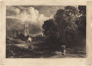 ストーク・バイ・ネイランド 作： David Lucas after John Constable