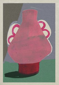 ピンク・ポット、2023年（ミクストメディア） 作： David McConochie
